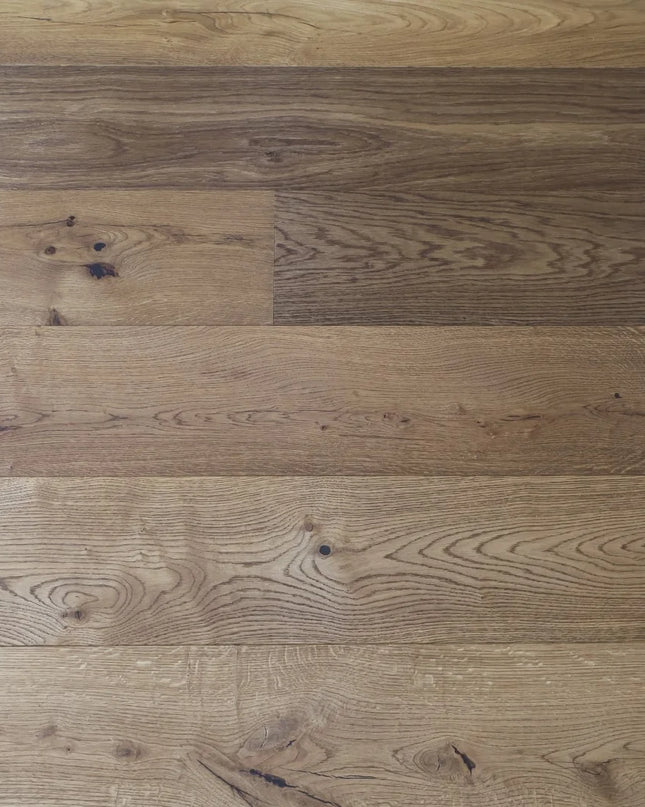 Smoked Brushed Oiled Engineered Oak Plank Flooring
