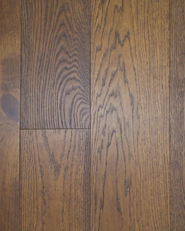 Hazelnut Brown Brushed Oiled Engineered Oak Plank Flooring
