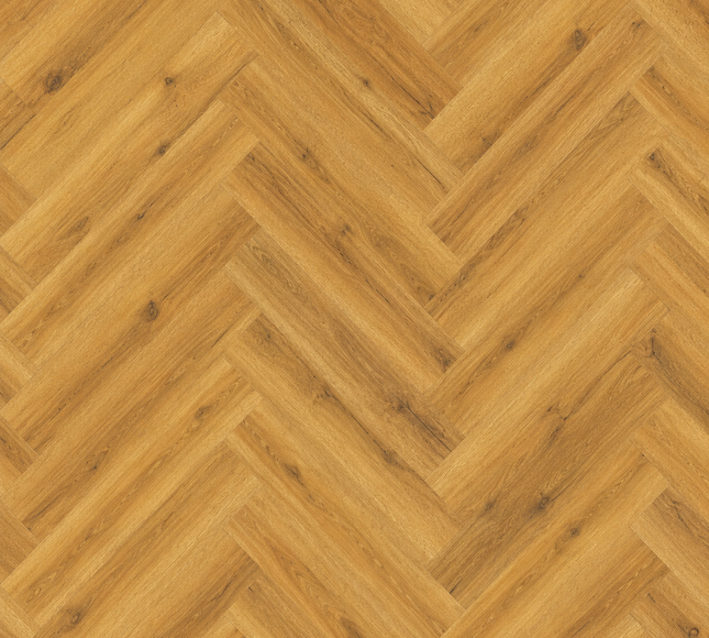 Smoked Oak Rustic SPC Herringbone Waterproof Flooring