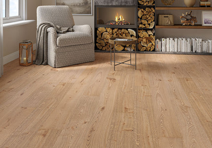 Luxe Smoked Bandsawn Brushed & Oiled Engineered Oak Flooring