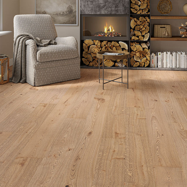 Luxe Smoked Bandsawn Brushed & Oiled Engineered Oak Flooring