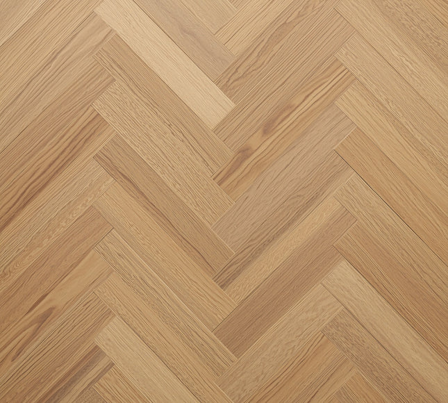 Smoked UV Oiled Engineered Herringbone Flooring