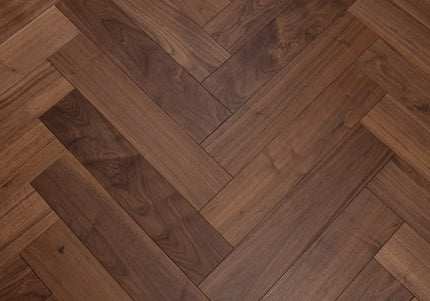 Walnut UV Oiled Engineered Herringbone Flooring