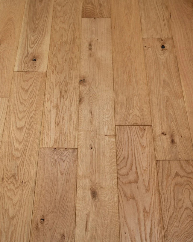 Classic Oak Brushed Oiled Engineered Wood Flooring – Long Board
