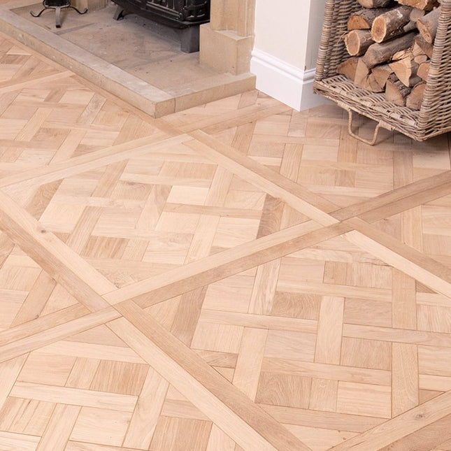 Premium Brushed Unfinished Engineered Versailles Oak Flooring