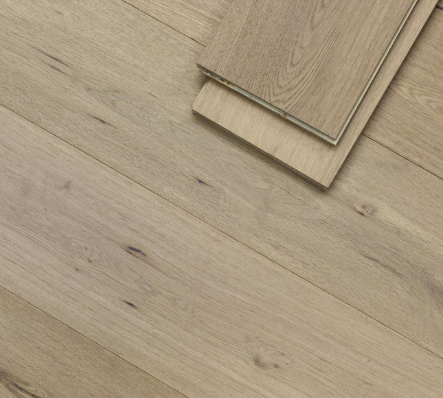 Invisible Finish Lacquered Wide Plank Prime AB Engineered Oak Flooring