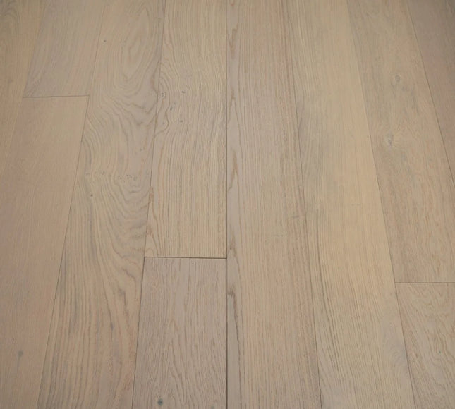 White Brushed Lacquered Hybrid Oak SPC Flooring