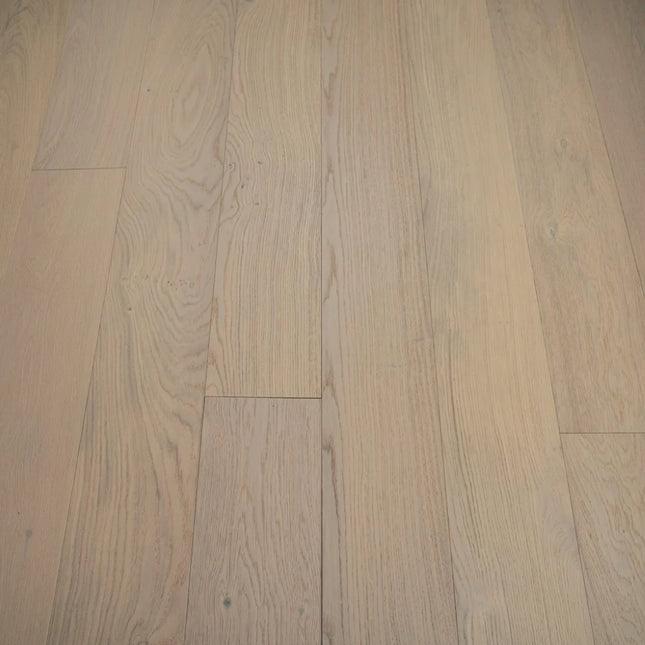 White Brushed Lacquered Hybrid Oak SPC Flooring