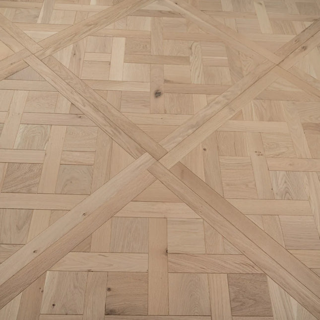 Luxury Brushed Unfinished Versailles Oak Panel Flooring