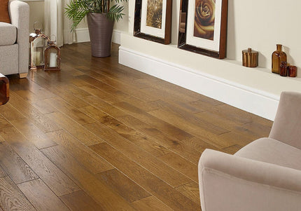 Cinnamon Golden Matt Lacquered Engineered Oak Flooring
