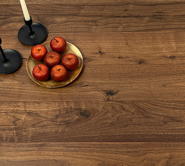 Classic American Black Walnut UV Lacquered Engineered Flooring