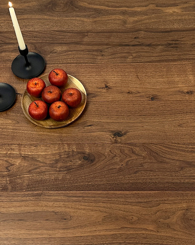 Classic American Black Walnut UV Lacquered Engineered Flooring