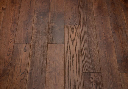 Whisky Oak Classic Grade Smoked Brushed Lacquered Engineered Oak Flooring