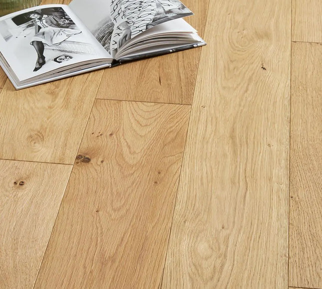 Natural Brushed Oiled 3-Ply Engineered Oak Flooring