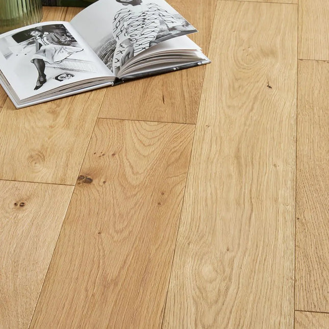Natural Brushed Oiled 3-Ply Engineered Oak Flooring