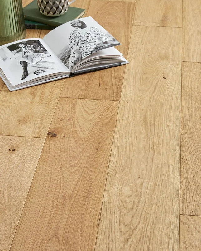 Natural Brushed Oiled 3-Ply Engineered Oak Flooring
