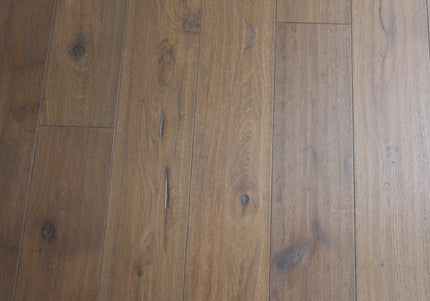 Handscraped Antique Light Brown Classic Grade Engineered Oak Flooring