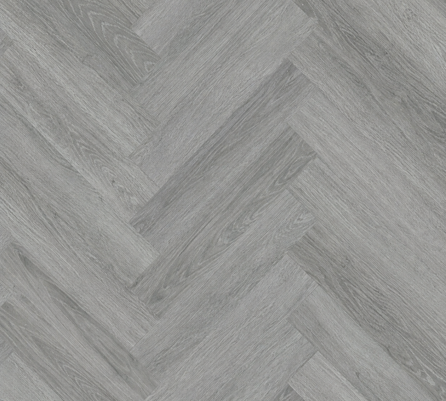 French Grey Contemporary SPC Herringbone Flooring