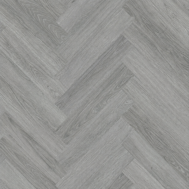 French Grey Contemporary SPC Herringbone Flooring