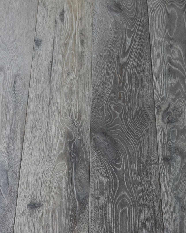 Distressed Charcoal Grey Engineered Oak Flooring
