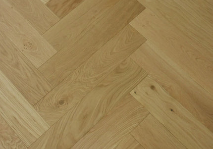 Natural Brushed UV Oiled Engineered Herringbone Flooring