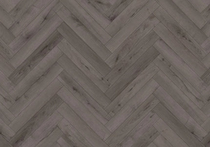 Modern Midnight Grey Oak Parquet Flooring