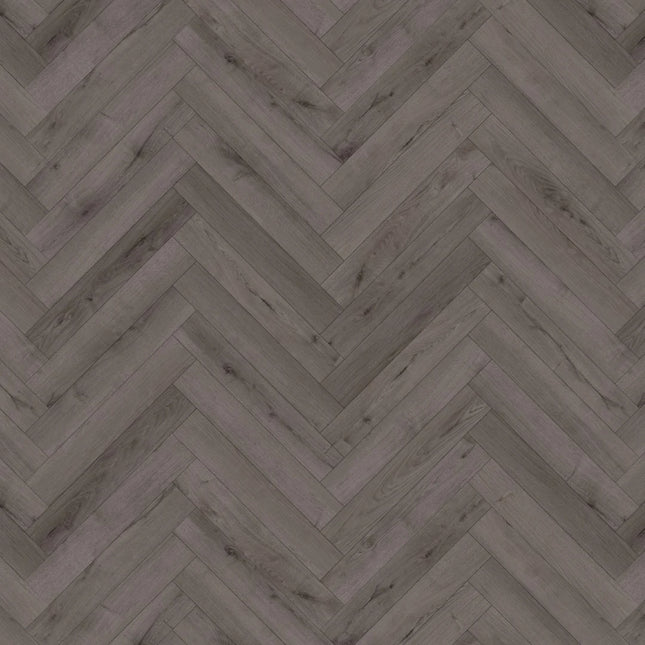 Modern Midnight Grey Oak Parquet Flooring