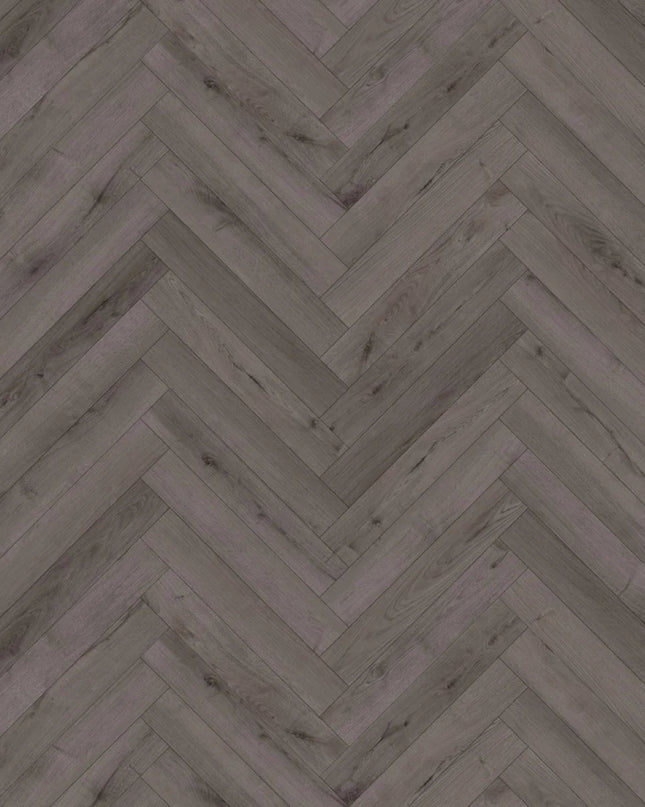 Modern Midnight Grey Oak Parquet Flooring