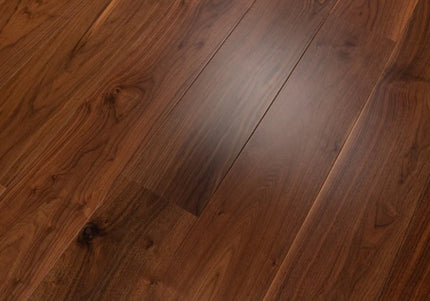Premium Wide Plank UV Oiled Black Walnut Flooring