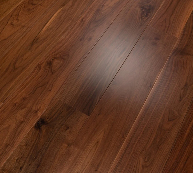 Premium Wide Plank UV Oiled Black Walnut Flooring