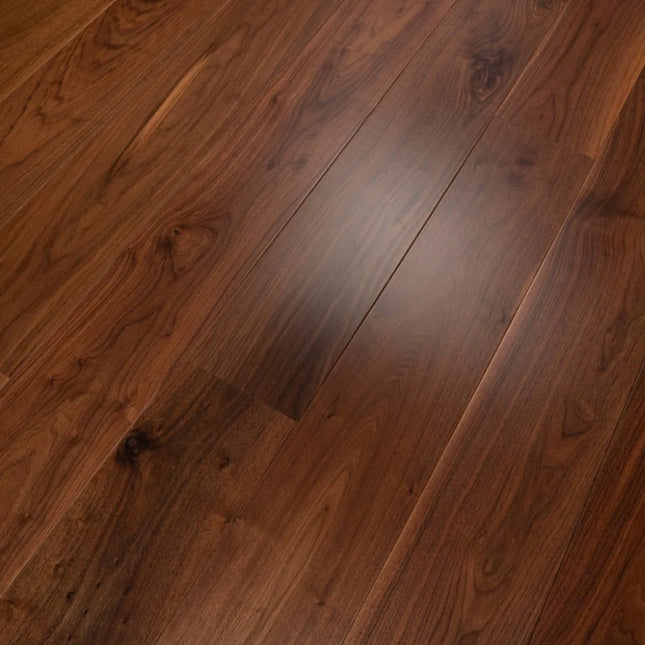 Premium Wide Plank UV Oiled Black Walnut Flooring