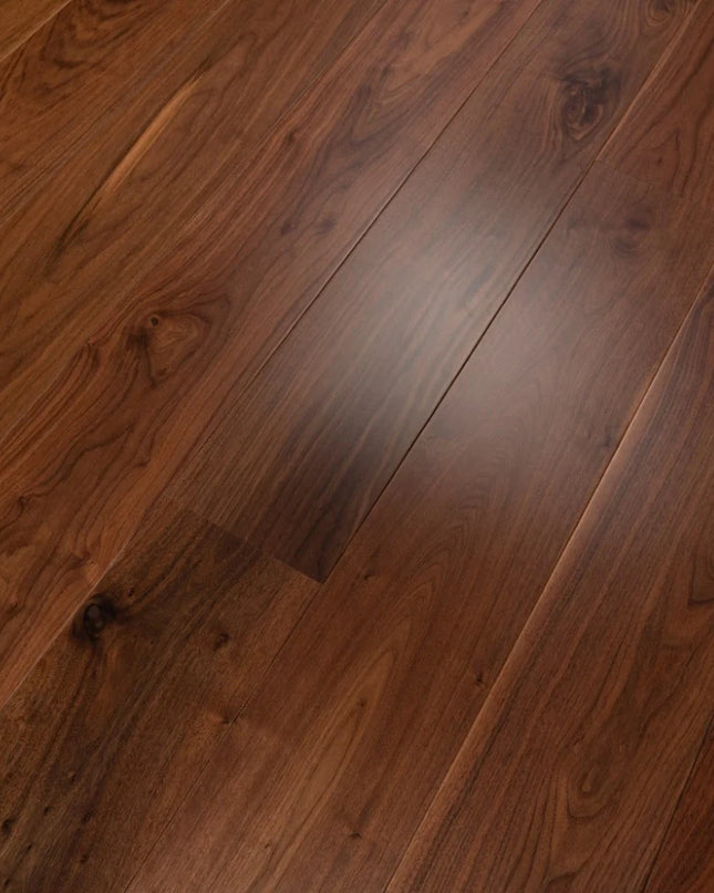 Premium Wide Plank UV Oiled Black Walnut Flooring