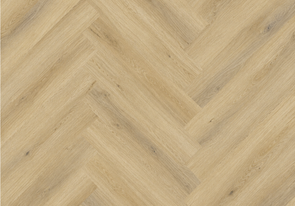 Invisible Oak Natural Look SPC Herringbone Flooring