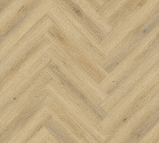Invisible Oak Natural Look SPC Herringbone Flooring