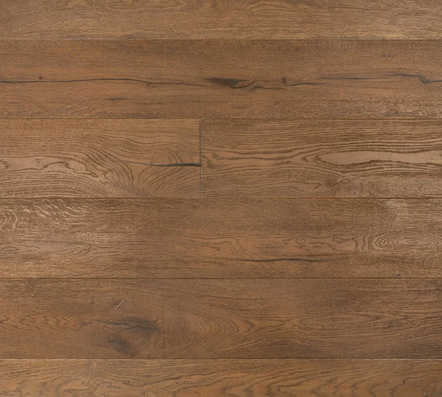 Heritage Distressed Golden Light Brown Hard Wax Oiled Engineered Oak Flooring