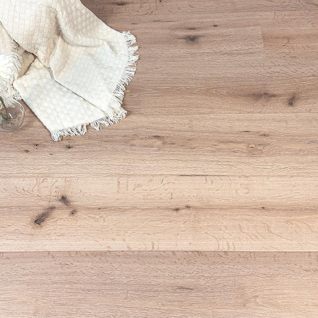 Cotton White Washed Matt Lacquered Engineered Oak Plank Flooring
