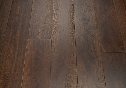 Mocha Oak Matt Lacquered Engineered Oak Flooring