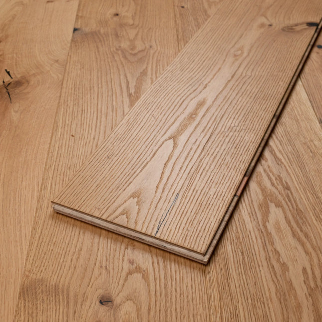 Signature Oak Classic Grade Natural Brushed Oiled Engineered Oak Flooring