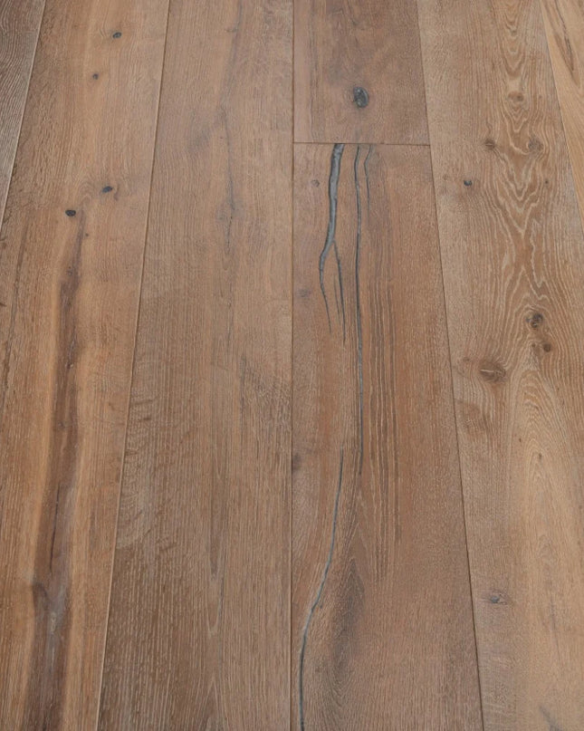 Heritage Distressed Smoked White Engineered Oak Flooring
