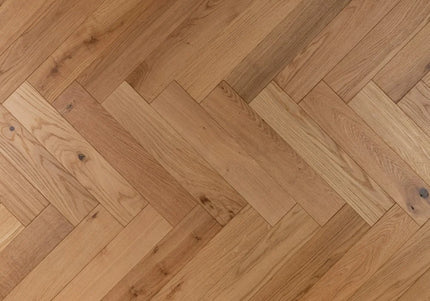 Natural Brushed UV Oiled Engineered Herringbone Flooring