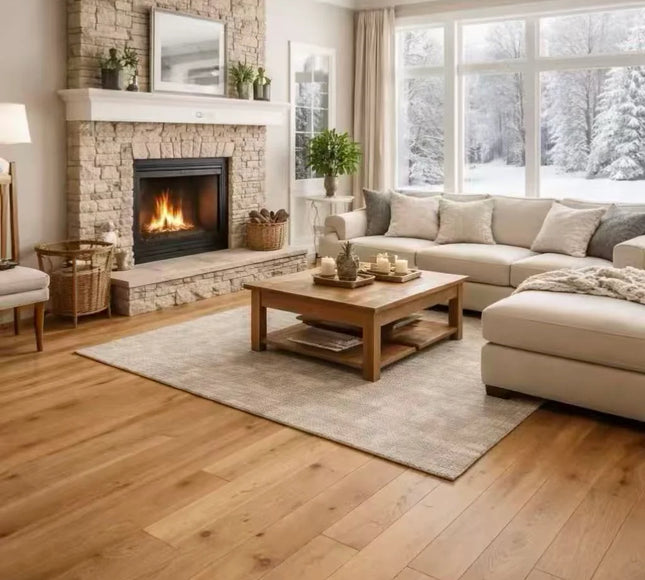 Brushed Matt Lacquered Engineered Oak Flooring