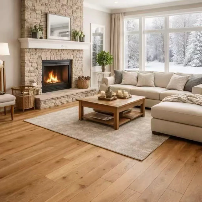 Brushed Matt Lacquered Engineered Oak Flooring