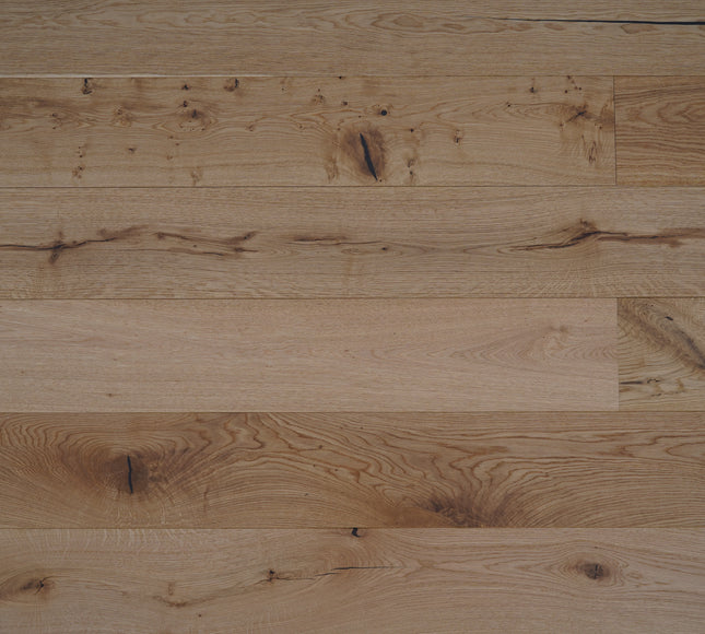 Natural Brushed Oiled Engineered Oak Plank Flooring