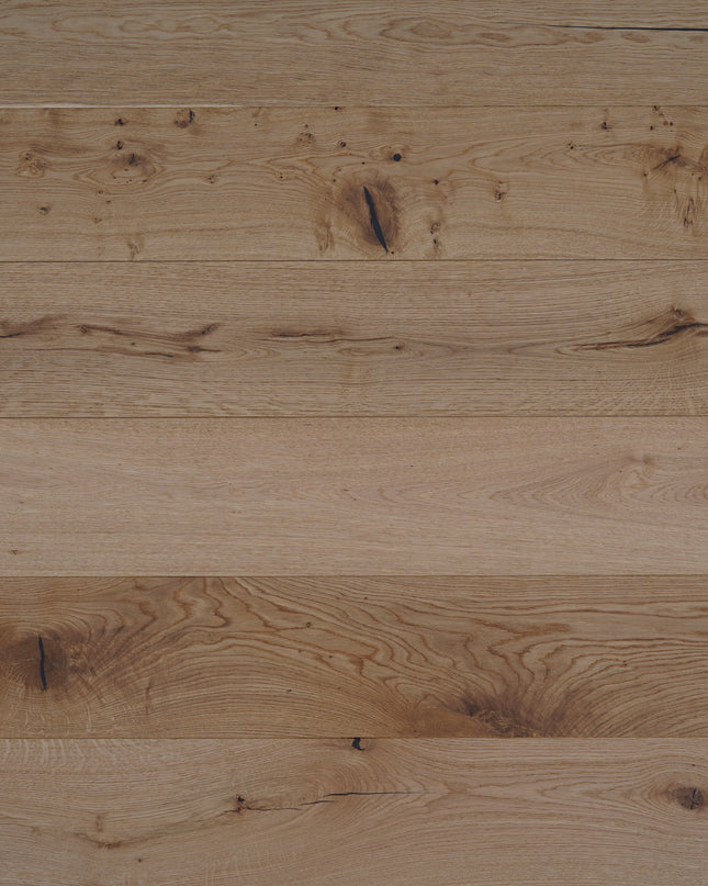Natural Brushed Oiled Engineered Oak Plank Flooring
