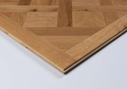Brushed Natural Lacquered Versailles Engineered Oak Flooring