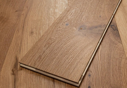 Natural Brushed UV Oiled Engineered Oak Flooring