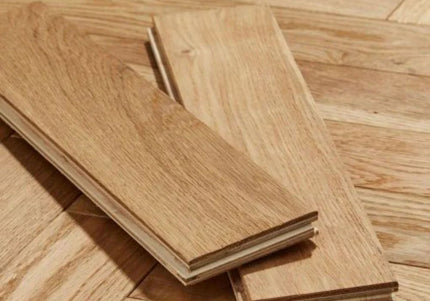 Brushed UV Oiled Engineered Herringbone Flooring