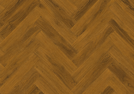 Golden Honey Oak Luxury Vinyl Herringbone Flooring
