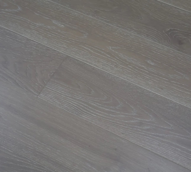 Sandy Grey Brushed Oiled Engineered Oak Plank Flooring