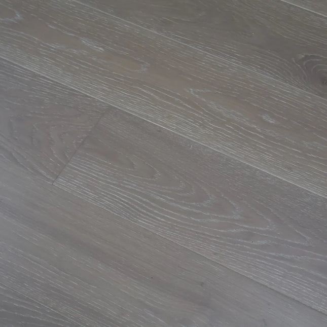 Sandy Grey Brushed Oiled Engineered Oak Plank Flooring
